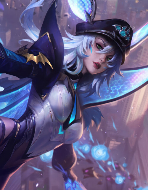 Artwork of Battle Bat Xayah